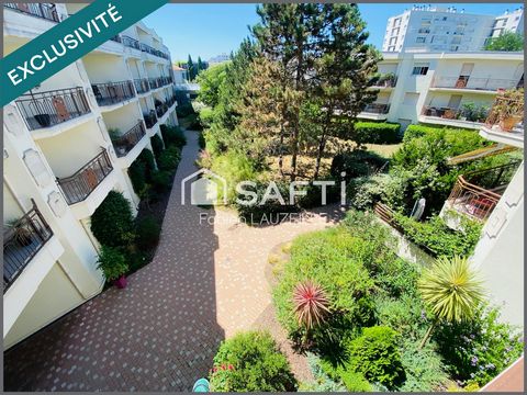 RESIDENCE DE STANDING, VERDOYANTE, CENTRE DE CAUDERAN / GRAND T2 RENOVE / GRAND BALCON / PLACE EN SOUS SOL !