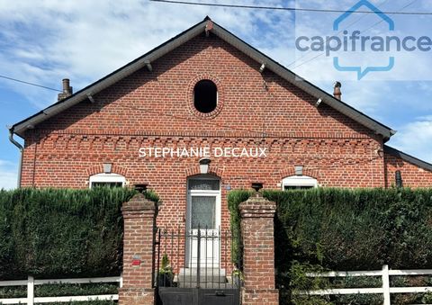 ?A VENDRE : Maison de caractère 162 m² à vendre à Anor (59) Typique de la Thiérache, avec jardin, garages et vue dégagée sur la campagne