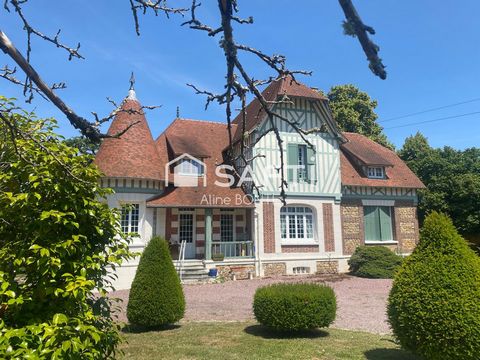 Manoir anglo-normand dans un parc arboré de 2Ha6 avec étang