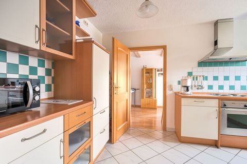 This beautiful and spacious 3-bedroom apartment rests in Marktrodach amidst beautiful natural surroundings. It includes a paid sauna and a shared garden for relaxation. You can stay here with a family or group of 6 persons. For an evening stroll, the...
