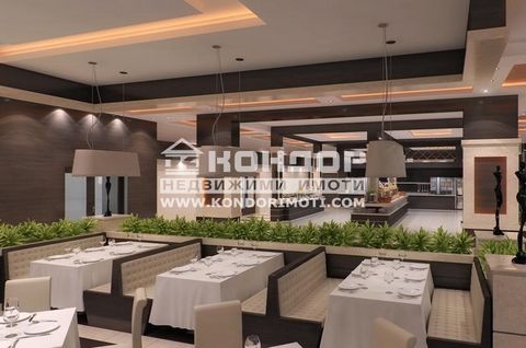 Offer 46989 - TO YOUR ATTENTION !! TOP OFFER !! We offer you a restaurant with a GARDEN located in the center of PLOVDIV !! We are pleased to have a NEWLY built boutique building built by a reputable company with many constructed buildings !! The res...