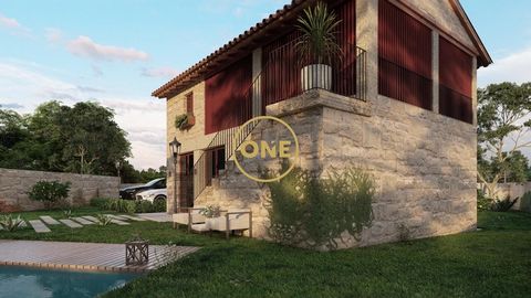 Discover this unique opportunity: a T2 with an approved project with swimming pool, located in the parish of Passô, Vila Verde. This project offers the possibility of transforming an old ruin into a modern and welcoming house, with all the desired co...