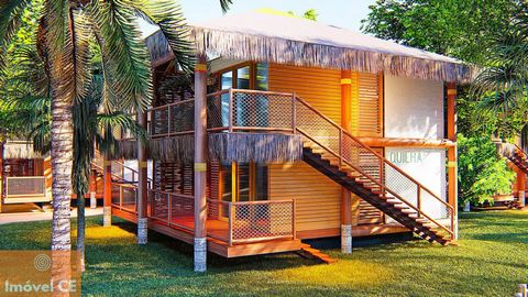 Gelegen op een van de mooiste plekken aan de Braziliaanse kust, Pé na Areia, Frente para o Mar, een waar paradijs. De bungalows zijn ontstaan uit het concept van accommodatie in hotels en herbergen, waar een condominium met woningen van het type flat...