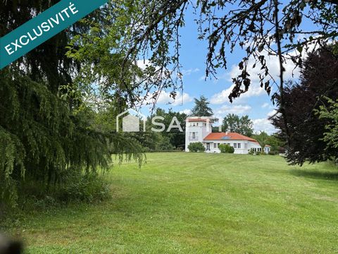 Villa de charme avec piscine, dépendance et 7,3 hectares
