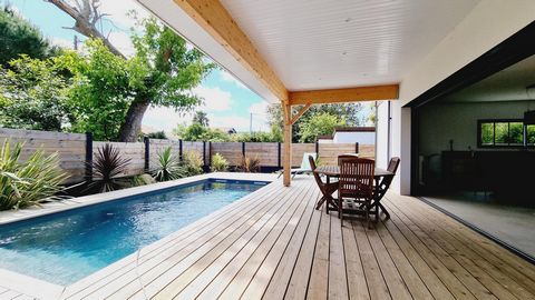 À vendre – Maison contemporaine récente de 145 m² avec prestations haut de gamme – La Hume (Gujan-Mestras)