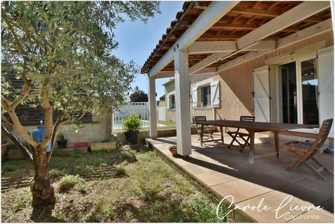Proche Pézenas, maison de plain-pied avec piscine sur plus de 1300 m² de terrain