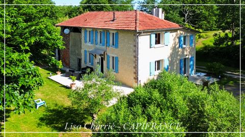 Maison BASTIDE GERSOISE à vendre 5 pièces COURRENSAN (32) de 127 m2 habitables sur 10057 m2 de terrain arboré