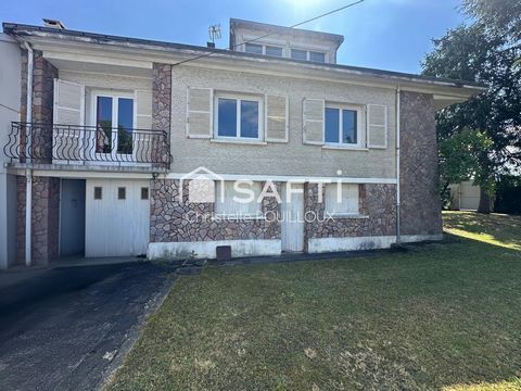 Maison 6 chambres, 3 SDB, dont apt T2, terrain et garage