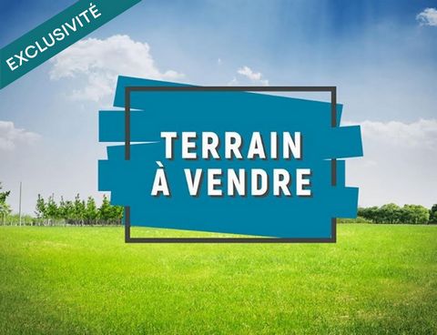 Terrain constructible de 1405 m² Borné à 5 mn du centre