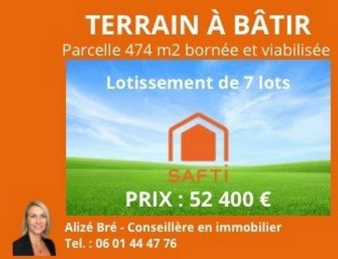 Terrain à bâtir de 474m2