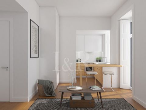 Apartamento T1 acolhedor e compacto, com 46 m2, localizado no projeto Palmira 28, em Lisboa. Este apartamento distribui-se da seguinte maneira: ao entrarmos, chegamos à sala com cozinha aberta. A zona social tem acesso a uma agradável varanda virada ...