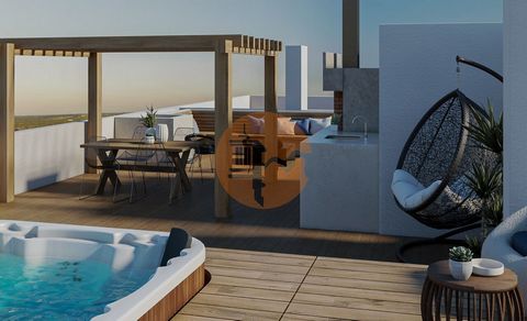 2 bedroom penthouse with Rooftop of 113.50m², Terrace 10.50m² and Balconies in the New Development Varandas de Cabanas Discover this excellent 2 bedroom apartment with 100m² of floor space, complemented by a balcony of 12.30m² and a private terrace o...