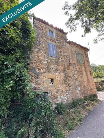 À SAISIR – Ensemble de bâtisses à rénover dans hameau authentique – Caunas (Lunas – 34650) 92 m² au sol + terrain non attenant de 750 m²