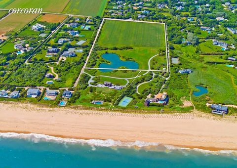An historic opportunity to acquire a 50% interest in one of the last remaining vacant parcels on the East End; the finest of locations in Sagaponack and positioned on the south side of Daniels Lane offering deeded access to the ocean.