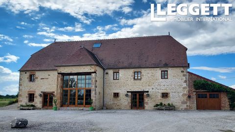 A14488 - A stunning converted barn with a beautiful original bespoke staircase and a renovation incorporating many of the original features, this property offers a highly versatile Chateau-sized living space. It is bright and spacious and the high le...