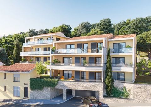 French Property for Sale in La Turbie Overlooking the peninsula of Saint-Jean-Cap-Ferrat, Augusta is nestled in front of the sea. Located in a quiet area, two minutes from the minutes from the village of La Turbie, the development benefits from a hig...