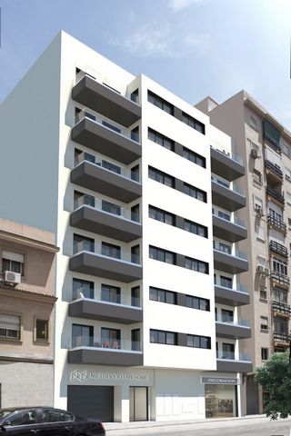 This new development consists of 35 homes staged on the ground floor + 7 stories in two buildings, with various types of 1 and 2 bedroom homes in a unique building in the centre of the city with a modern and contemporary design. The building has a so...