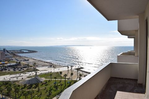 Apartment For Sale With Sea View Total surface 135 m2 Apartments surface 125 m2 Located on the 18th floor 25 total residential floors With elevator Balcony Living room Kitchen Two bedrooms Two bathrooms Great quality construction