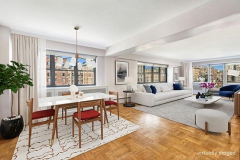 20 WINDOWS, SPECTACULAR LIGHT, QUIET OASIS . For the first time in years, this 2BR/2.5 BTH, one-of-a kind home with terrace, three exposures and an abundance of natural light is now on the market. Private and high above townhouses across the street, ...