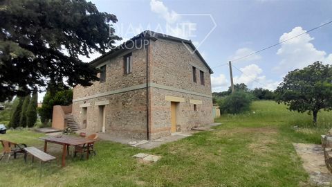 Roccalbegna (GR): Azienda agricola ed agrituristica con casale in pietra e 20 ettari circa di terreno così composta: - 15 ettari di terreno seminativo di lieve collina coltivato a cereali e foraggio; - 5 ettari di pascolo; Casale in pietra su due liv...