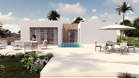 MODERNE NEUBAU VILLA MIT 4 SCHLAFZIMMERN IN ORIHUELA COSTA~~New Build Luxus-Villa in Las Filipinas, Villamartin.~~Villa bauen auf dem Grundstück von 1500m2, hat 4 Schlafzimmer, 3 Bäder, Gäste-WC, offene Küche mit Wohnbereich, privaten Garten mit dem ...