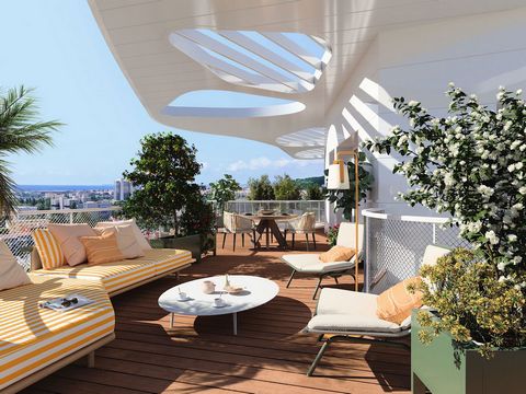 Striking new build with high-end services in the heart of the Joia district. Collection of studio to 3 bedroom apartments with all luxury modern comfort. Prices range from 325,000 to 1,495,000 euros. Generous terraces and unobstructed views of the Pl...