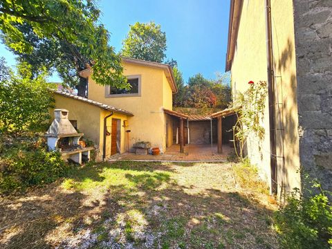 Strada Fossaccio: In the beautiful countryside of Viterbo, surrounded by the tranquility of nature and a few kilometers from the city, we offer a detached farmhouse with two hectares of land and outbuilding. The building, arranged on several floors w...