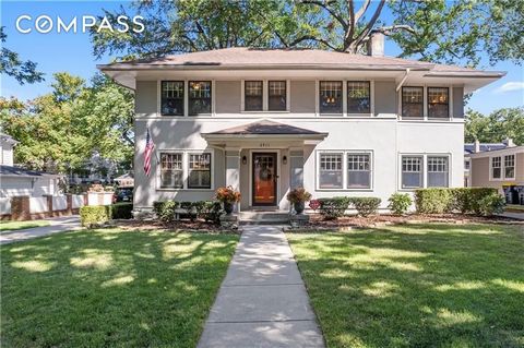 Welcome to this Brookside Beauty at 6411 Washington Street, Kansas City, MO! This fabulous home offers an ideal blend of modern updates and timeless charm, located just a block from an array of shops and restaurants. Step inside this classic two-stor...