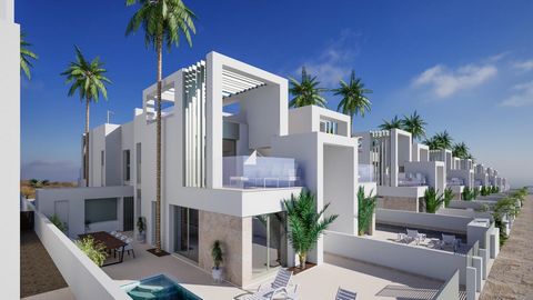 MODERN NEW BUILD 3 BEDROOM QUAD WITH PRIVATE POOL IN ROJALES~~New Project of modern quads and villas with private pools in Rojales.~Modern properties has 3 bedrooms, 2 bathrooms, guest toilet, open plan kitchen with the lounge area, fitted wardrobes,...