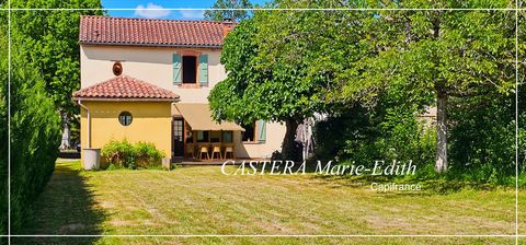 Authentique maison gasconne en pierre avec jardin intimiste - 118 m² habitables - Parcelle de 859 m²