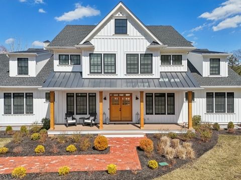 Enjoy a magnificent 2 year old home with 10ft first floor ceilings on 6 acres at the end of a private road. Taxes only $38,857. This McCann-built masterpiece, provides privacy and a convenient location in New Vernon NJ! The thoughfully designed floor...