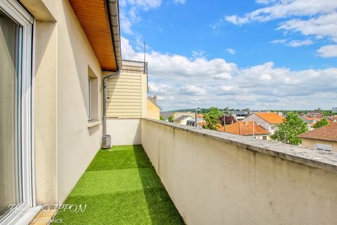 A vendre appartement 4 pièces 102m2 - balcon et vue dégagée + garage - ESSEY LES NANCY (54)