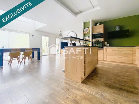 Maison moderne avec 3 chambres, garage et jardin