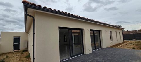 Villa moderne et neuve de plein pied