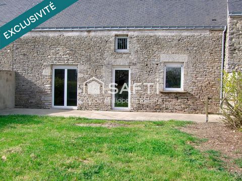 Maison mitoyenne en pierre dans un hameau au calme