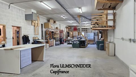 ATELIER, STOCKAGE, BUREAU à vendre MAGNIEU (01) avec logement de fonction + terrain proche de BELLEY à env. 1H30 de Lyon et de Genève