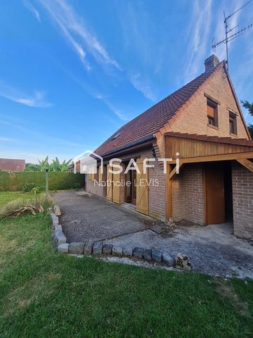 Belle maison individuelle dans un village calme à quelques kilomètres de Douai et proche des axes routiers