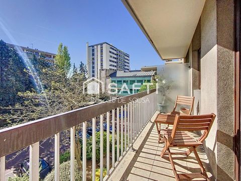 Grand 2 pièces avec balcons dans résidence proche RER