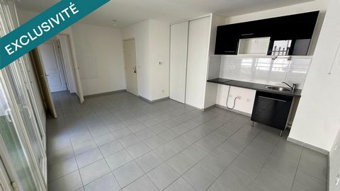 Grand et lumineux T2 avec balcon dans résidence sécurisée