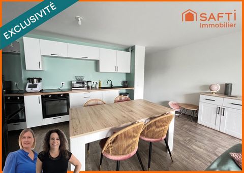 Appartement 3 pièces récent avec 2 places de parking