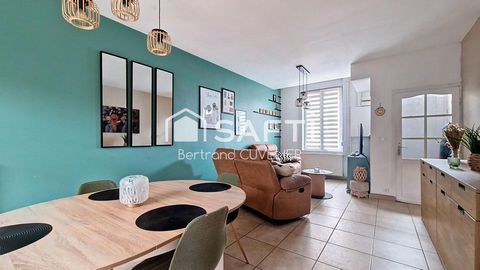 Maison 1930 semi-individuelle - grand séjour lumineux - 3 chambres et jardin