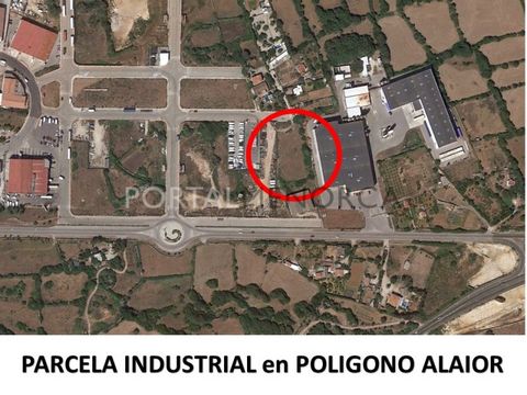 Poligon LA TROTXA (II Fase) - Alayor. PLOT of 2.247 m2 to built a 'local comercial' minium 300 m2 and a house (semidetached). #ref:V957