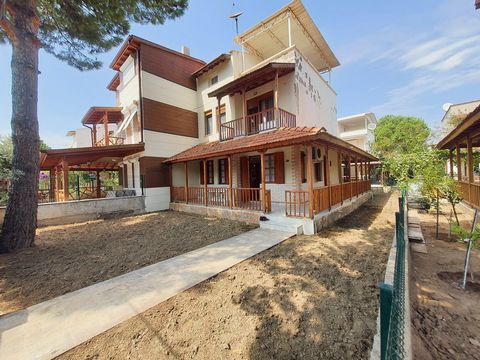 VILLA FOR SALE IN THE COMPLEX WITH BLUE FLAG BEACH IN IZMIR SEFERHISAR....   OUR VILLA IS 4+1 WITH A LARGE TERRACE AND PATIO AREA....   3 FACADES OF OUR VILLA ARE SURROUNDED BY ITS OWN GARDEN...   OUR VILLA HAS 220 m2 GROSS AND 120 m2 NET USAGE AREA....