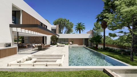 We present to you a newly built architectural jewel in the prestigious area of Nova Santa Ponsa. This elegant and contemporary villa combines luxury, comfort, and exceptional design in every corner. With 5 bedrooms, 5 bathrooms, and a guest toilet, t...