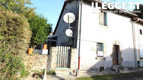 A24797ED87 - Very spacious 2 bed hamlet property, walking distance to the village of Vayres, with boulangerie, village store, post office, school etc. The property has a very recent roof, electrical installation and internal plumbing plus it benefits...