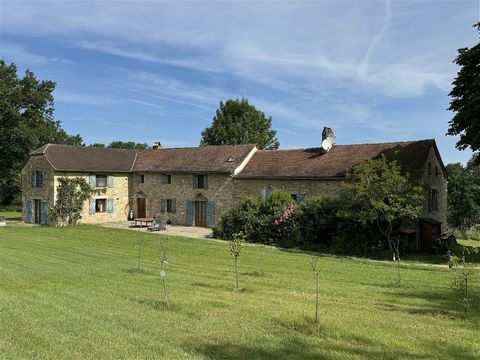 Summary Approached down a driveway and located within a few minutes walk of the centre of a pretty village with its bar and restaurant, this pretty stone built 4 bedroom house (319m2) appears below you as you drive over the crest of the driveway. It ...