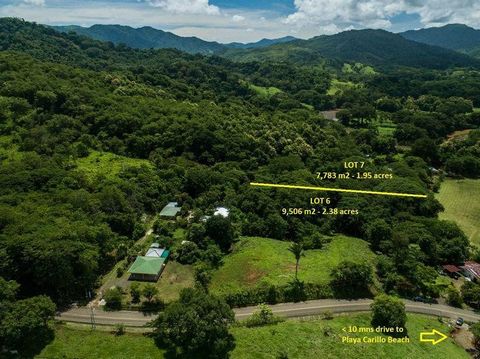 Within the Municipality of Hojancha and just east of the Town and Beaches of Carrillo one will find the safe, quiet and family oriented town of Estrada. Estrada is home to  Lotes Bosque Alta – 2 healthy large lots currently for sale and enumerated as...