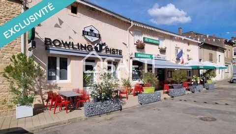 Voici une opportunité d'affaires à ne pas manquer : la vente d'un fonds de commerce complet, murs inclus, offrant un bar sous licence FDJ, un restaurant, un bowling (jeu de quille 1 piste de 1969 avec mécanisme récent), ainsi qu'un appartement spacie...