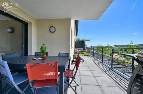 Très bel appartement T3 à THURINS en rez de jardin avec une vue incroyable!