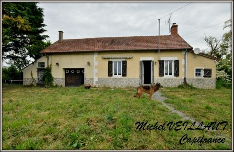 Maison à vendre 3 pièces GANNAY SUR LOIRE (03), deux chambres, terrain 14284 m²